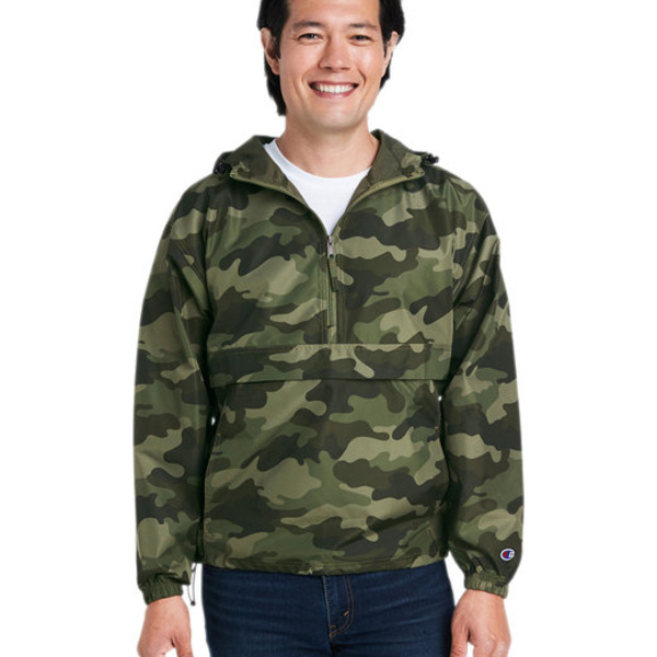 Adult Packable Anorak Quarter-Zip Jacket Thumbnail