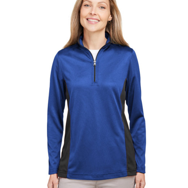 Ladies' Flash Snag Protection Plus IL Colorblock Quarter-Zip Thumbnail