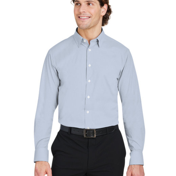 CrownLux Performance® Men's Microstripe Shirt Thumbnail