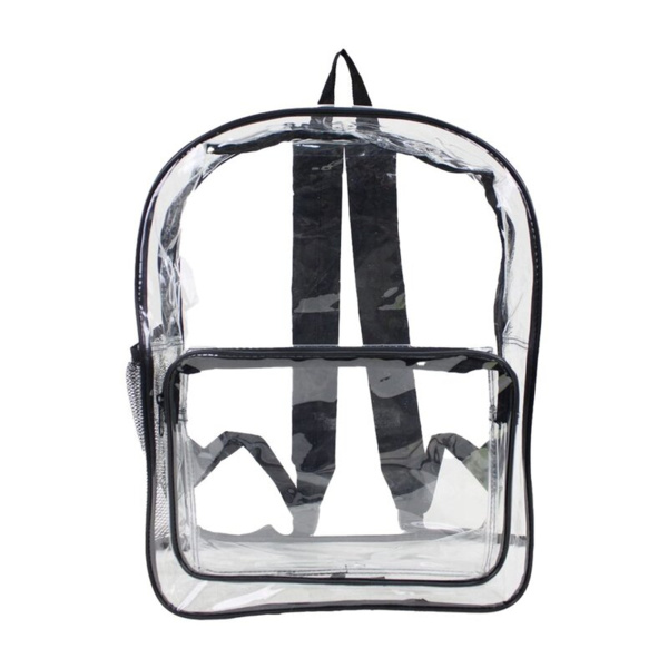 Large 17" Heavy Duty Clear Backpack Thumbnail