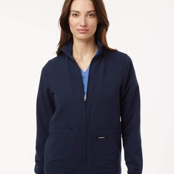 Women's Ceri Essential Full-Zip 6-Pocket Scrub Jacket Thumbnail