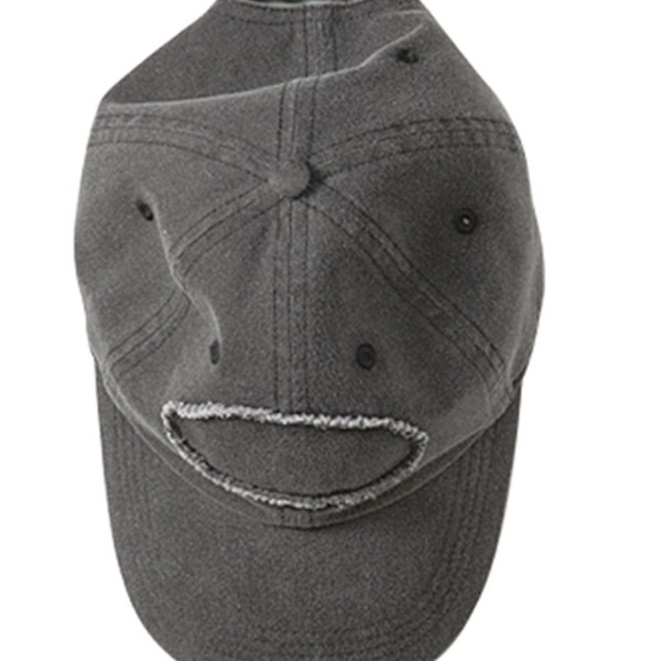 Pigment-Dyed Raw-Edge Patch Baseball Cap Thumbnail