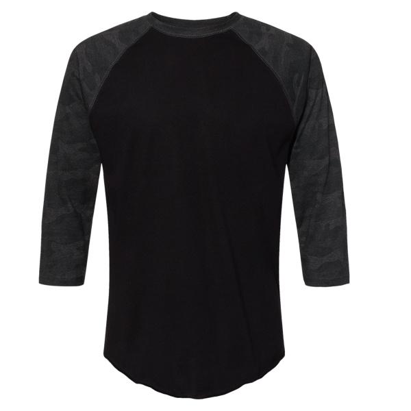 Men's Baseball Fine Jersey Three-Quarter Sleeve Tee Thumbnail
