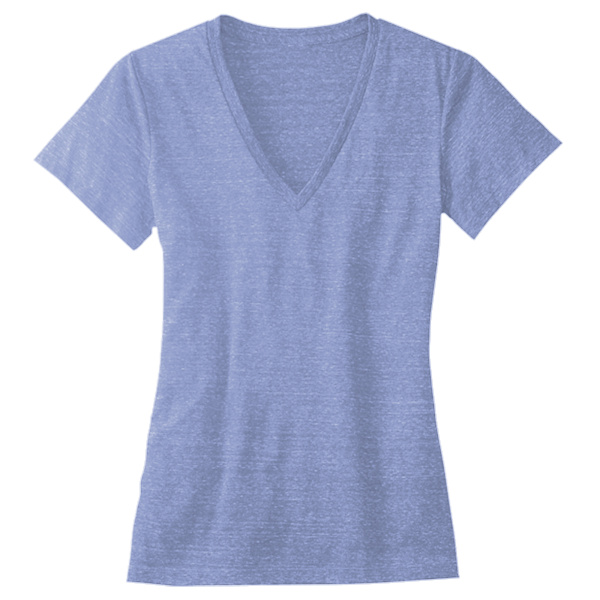 Women’s Triblend Deep V-Neck Tee Thumbnail