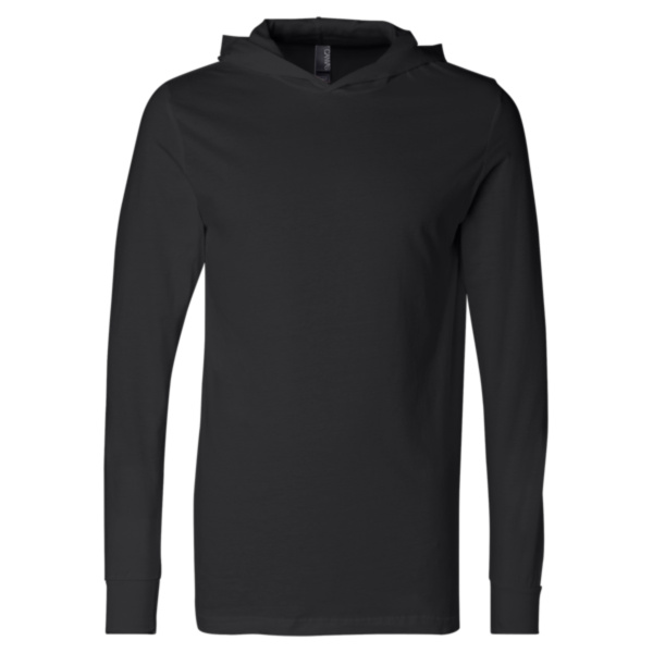 Unisex Jersey Hooded Long Sleeve Tee Thumbnail