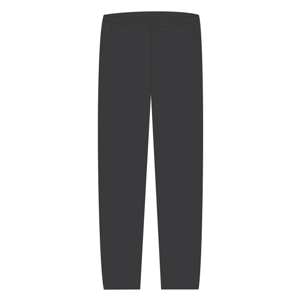 Men's Plain Front Casual Cotton Pants Thumbnail