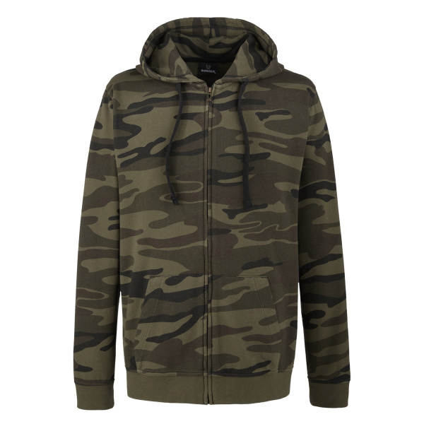 Men's Camo Full-Zip Hooded Sweatshirt Thumbnail