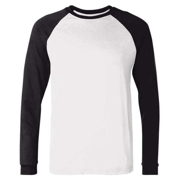 Men's Long Sleeve Jersey Baseball Tee Thumbnail