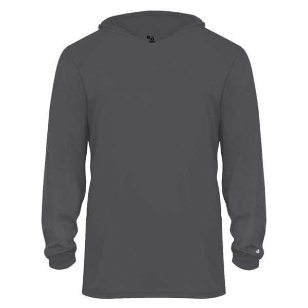 Youth B-Core Long Sleeve Hooded T-Shirt Thumbnail