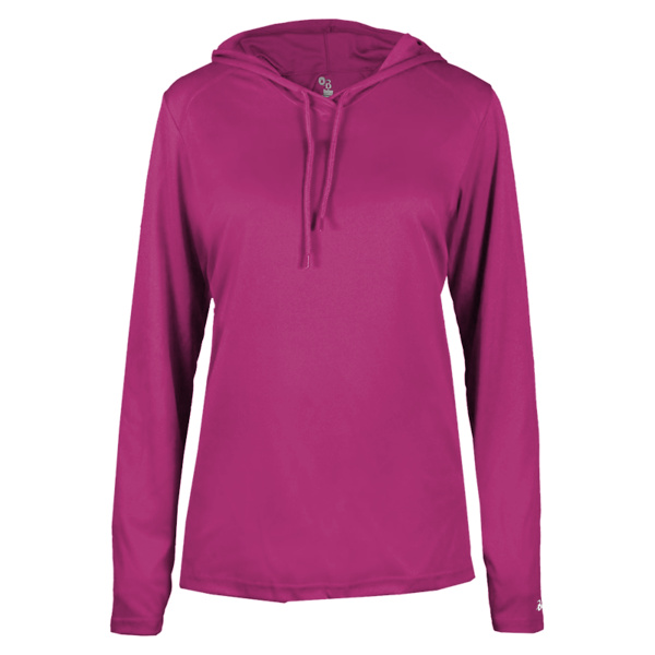 Women's B-Core Long Sleeve Hooded T-Shirt Thumbnail