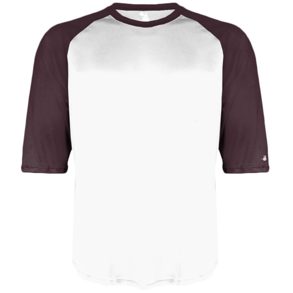 Men's B-Core Three-Quarter Sleeve Baseball T-Shirt Thumbnail