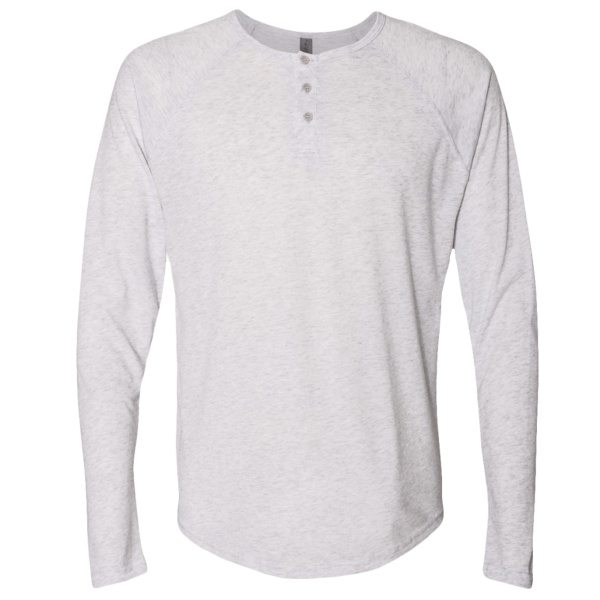 Men's Triblend Henley T-Shirt Thumbnail