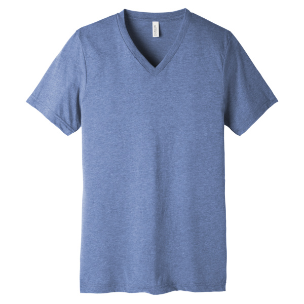 Unisex Triblend Short Sleeve V Neck Te Thumbnail