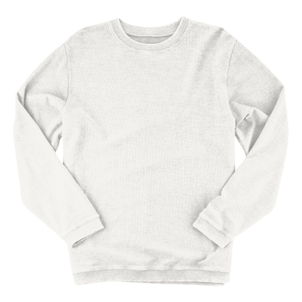Unisex Corded Crewneck Sweatshirt Thumbnail