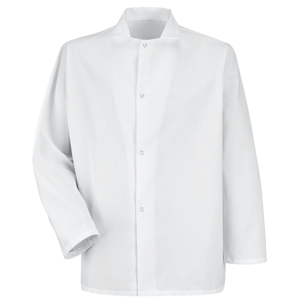 Men's Gripper-Front Short Butcher Coat Thumbnail