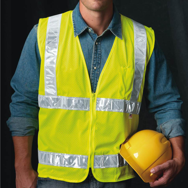 Unisex USA-Made Mesh Safety Vest Thumbnail