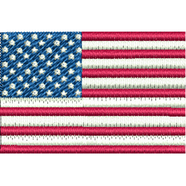 Embroidered US Flag - 350308 Thumbnail