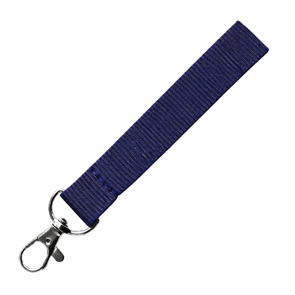 Polyester Wrist Lanyard Keychain with Lobster Claw Clip – 5/8" x 6" Promotional Strap Thumbnail
