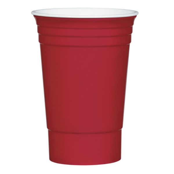 16 oz Double Wall Reusable Party Cup – Insulated Plastic Drink Cup for Events Thumbnail