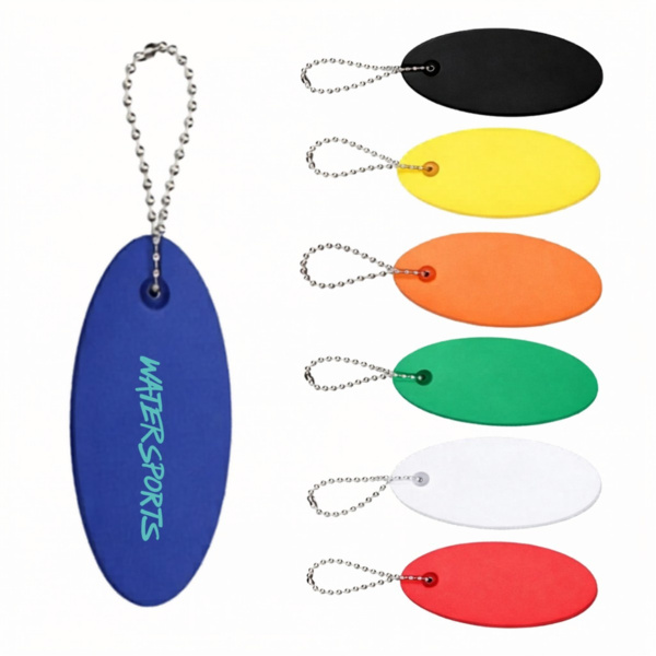 Floating Foam Keychain – Custom Logo Buoyant Key Tag for Boating, Fishing, and Water Promotions Thumbnail