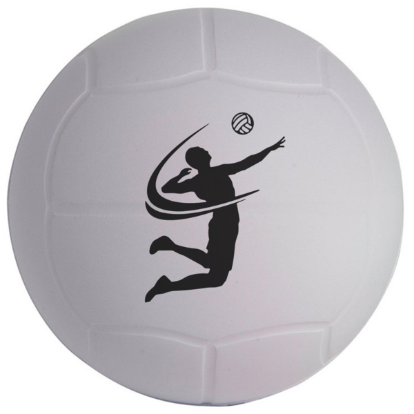 Volleyball Stress Reliever Ball – Custom Foam Sports Stress Ball for Promotions & Giveaways Thumbnail