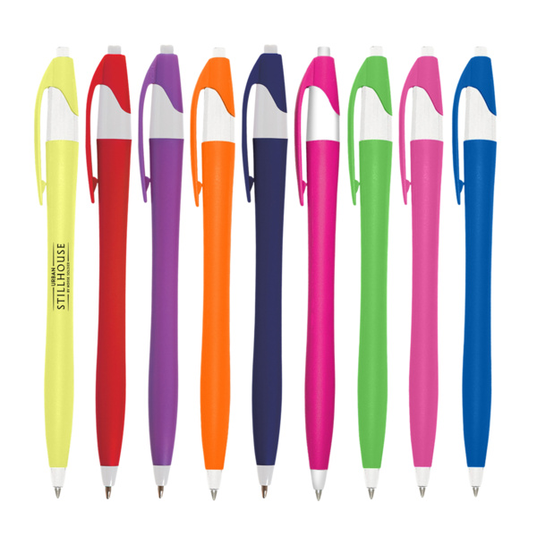 Solid Color Dart Retractable Ballpoint Pen – Promotional Click Pen for Events Thumbnail
