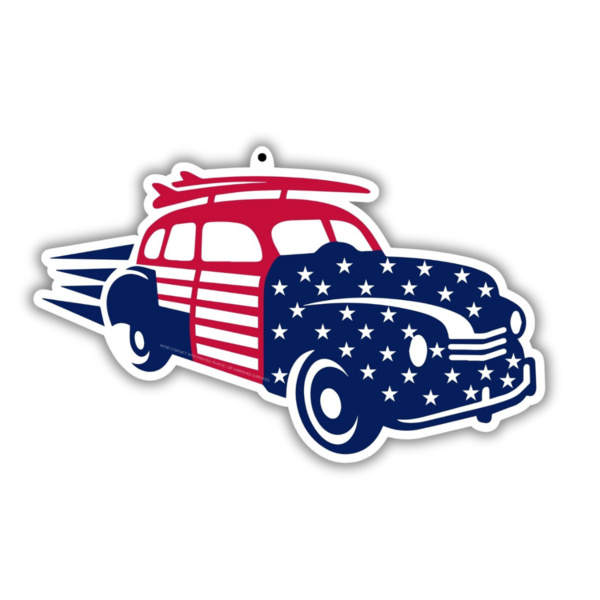 Woodie's Wash Shack Patriotic Air Fresheners - Box of 1000 Thumbnail