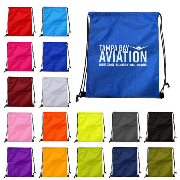Premium Honeycomb Drawstring Backpack – Promotional Sport Pack Bag Thumbnail