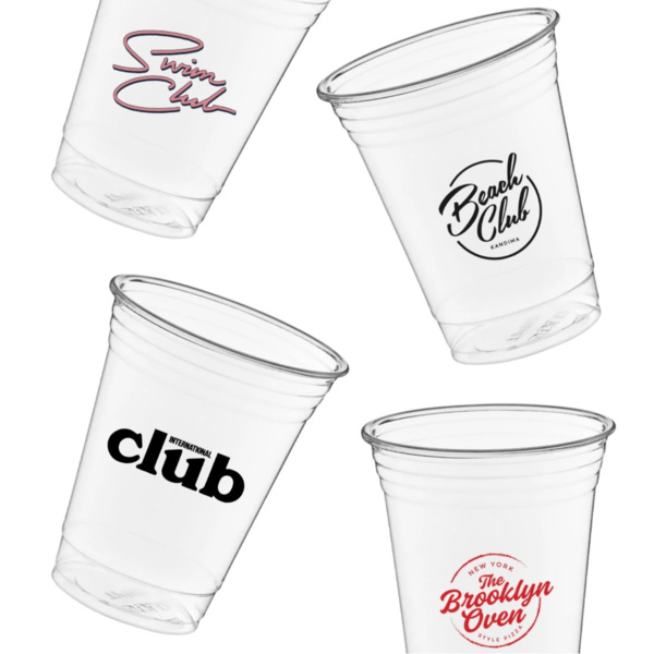 16 oz Clear Plastic Cups – Single Wall Disposable Drink Cups Thumbnail
