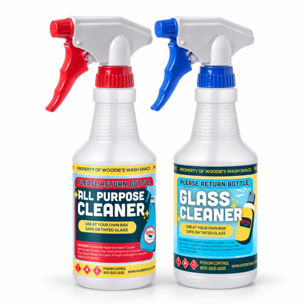 Woodie's Wash Shack Spray Bottles (Box of 50 Units) Thumbnail