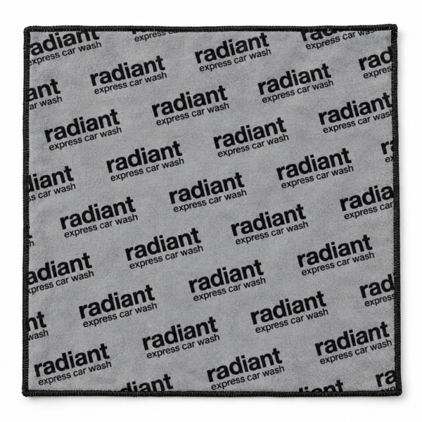 Radiant Car Wash Printed Microfiber Towels (Box of 500 Units) Thumbnail