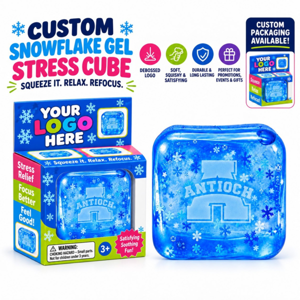 Custom Star Squishy Ice Cube Stress Ball Sensory Fidget Toy | Promotional Stress Reliever Thumbnail