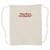 Canvas Drawstring Backpack Thumbnail