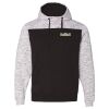 Men's Mélange Fleece Colorblocked Hooded Sweatshirt Thumbnail